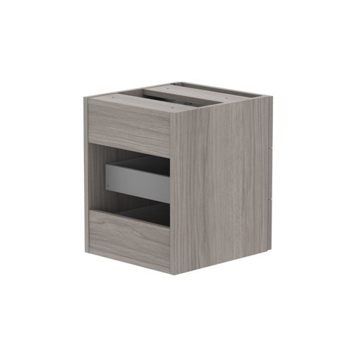 COREFP3/800GOAK | Stylish and sleek fixed under desk storage unit featuring 3 sturdy and durable drawers