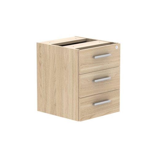 COREFP3/800OK | Stylish and sleek fixed under desk storage unit featuring 3 sturdy and durable drawers