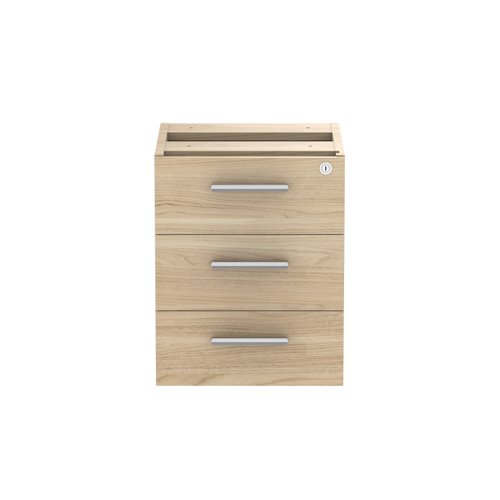 COREFP3/800OK | Stylish and sleek fixed under desk storage unit featuring 3 sturdy and durable drawers