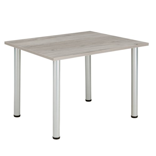 Core Pole Leg Rectangular Meeting Table (Fsc) 1200X800  Alaskan Grey Oak