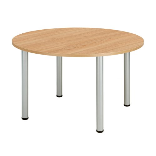 Core Pole Leg Round Meeting Table  1200X1200  Norwegian Beech
