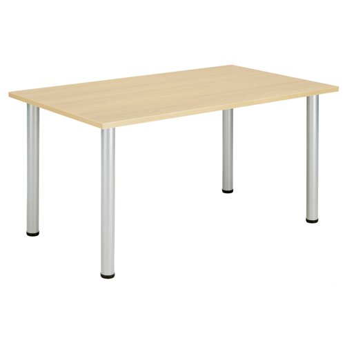 Core Pole Leg Rectangular Meeting Table (Fsc) 1400X800  Canadian Oak