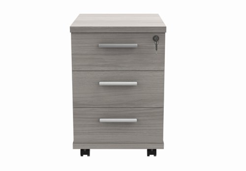 COREUDM3GOAK | Our Mobile Under Desk Pedestal, equipped with two drawers, has been designed with space-saving and storage in mind, creating a space for all your personal office equipment safe.