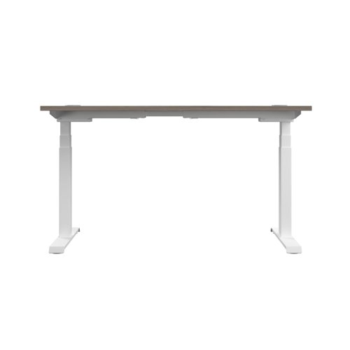 Economy Sit Stand Desk 1200 X 800 Grey Oak/White
