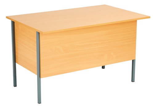Eco 18 Rectangular Desk with 2 Drawer Pedestal 1200 X 750 Ellmau Beech/Black