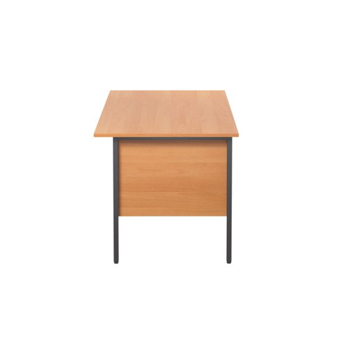 The Eco 18 Rectangular Desk is the perfect solution for any office looking for a sturdy and reliable desk that won't break the bank. With an 18mm top thickness, this desk is built to last and can withstand the daily wear and tear of a busy office environment. Not only is it durable, but it's also an affordable option for offices on a budget. The sleek and modern design of the desk will complement any office decor, while the ample workspace will provide plenty of room for all your office essentials. Upgrade your office with the Eco 18 Rectangular Desk and enjoy the benefits of a high-quality, affordable desk.