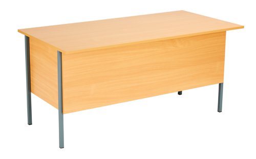EF1575REC2DPBE2BK Eco 18 Rectangular Desk with 2 Drawer Pedestal 1500 X 750 Ellmau Beech/Black