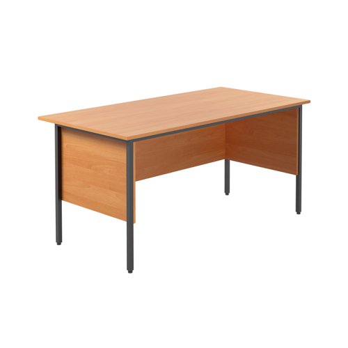 Eco 18 Rectangular Desk : 1500 X 750 : Beech/Black
