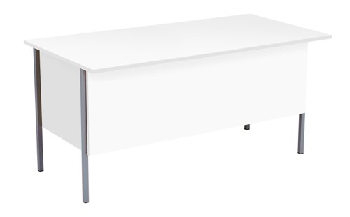 Eco 18 Rectangular Desk with 3 Drawer Pedestal 1800 X 750 White/Black TC Group
