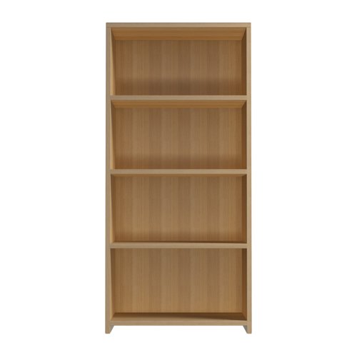 Eco 18 Premium Bookcase 1600mm Oak TC Group