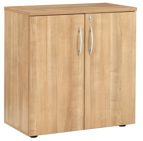 E Space Executive Low Double Door Cabinet inc. 1 Shelf - Cappuccino