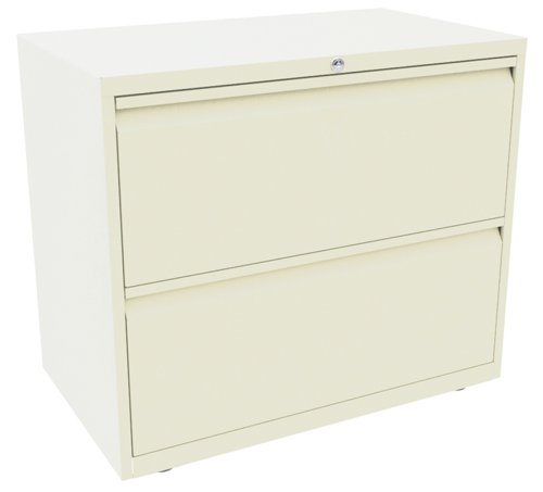 The Bisley Steel Side Filer is a ideal for offices where floor space is at a premium. Featuring a fully welded carcass made from high quality steel, this side filer is built to provide years of reliable service. Drawers are lockable via a mastered lock with 200 differs, and it can accommodate A4 lateral and suspension filing. This model has 2 drawers, each with ample space for your filing and paperwork storage requirements.