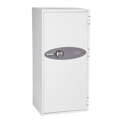 Fire Commander FS1910E Series Steel Safe with Electronic Lock 690 x 1685 White