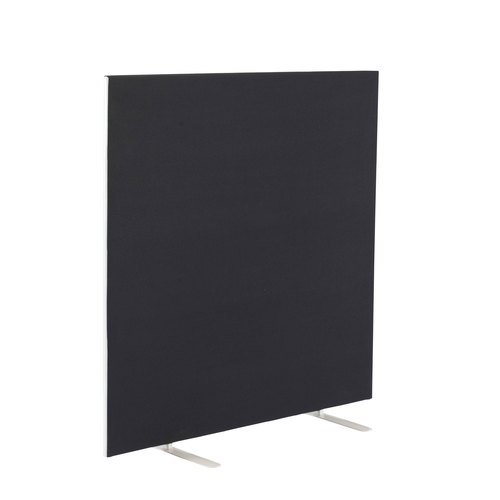 Floor Standing Screen Straight 1400W X 1200H Black