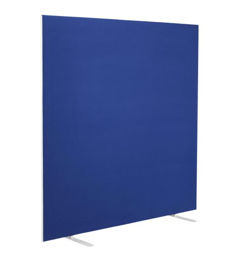1600W X 1600H Upholstered Floor Standing Screen Straight - Royal Blue