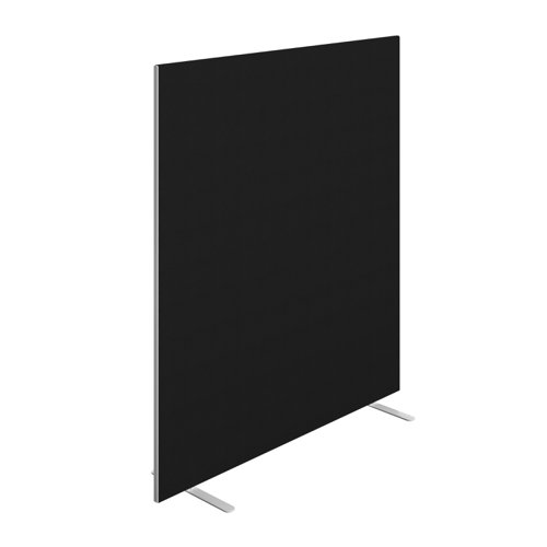 Floor Standing Screen Straight 1600W X 1800H Black