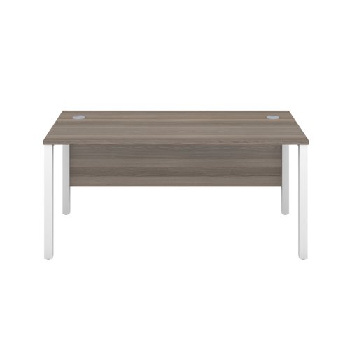 GP1460RECGOWH | The Goal Post Rectangular Desk is the perfect addition to any modern office space. With its ultra-modern goalpost leg design and modesty panel, this desk is both stylish and functional. The rectangular style desk provides ample workspace, while the secure and sturdy frame ensures long-lasting use. The 25mm top thickness and durable, well-joined tops provide a timeless finish that will stand the test of time. Whether you're working on a project or just need a place to organize your thoughts, the Goal Post Rectangular Desk is the perfect solution. So why wait? Invest in your productivity today and experience the benefits of this amazing desk for yourself!
