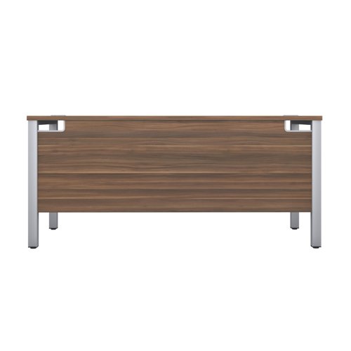 GP1680RECDWSV | The Goal Post Rectangular Desk is the perfect addition to any modern office space. With its ultra-modern goalpost leg design and modesty panel, this desk is both stylish and functional. The rectangular style desk provides ample workspace, while the secure and sturdy frame ensures long-lasting use. The 25mm top thickness and durable, well-joined tops provide a timeless finish that will stand the test of time. Whether you're working on a project or just need a place to organize your thoughts, the Goal Post Rectangular Desk is the perfect solution. So why wait? Invest in your productivity today and experience the benefits of this amazing desk for yourself!