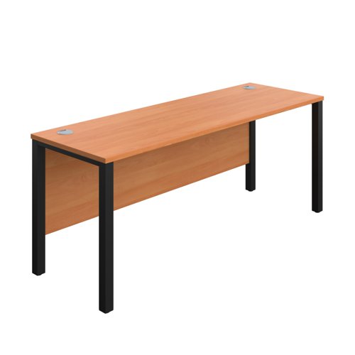 Goal Post Rectangular Desk (FSC) 1800X600 Beech/Black
