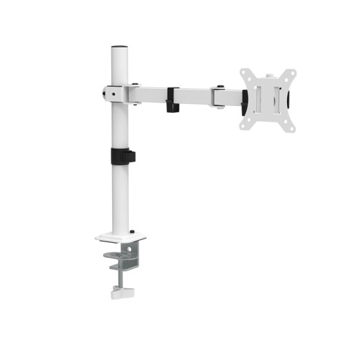 Core Desktop Monitor Arm Single White