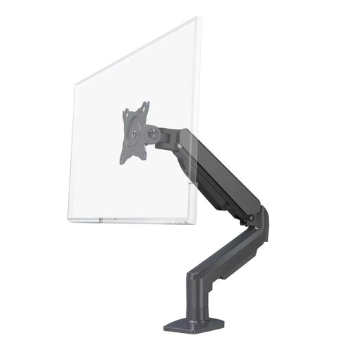 Merge Single Gas Spring Monitor Arm Black