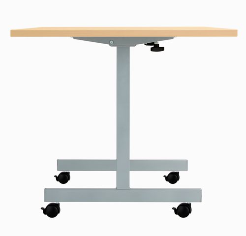 One Eighty Rectangular Tilting Table 1200 X 700 Nova Oak/Silver