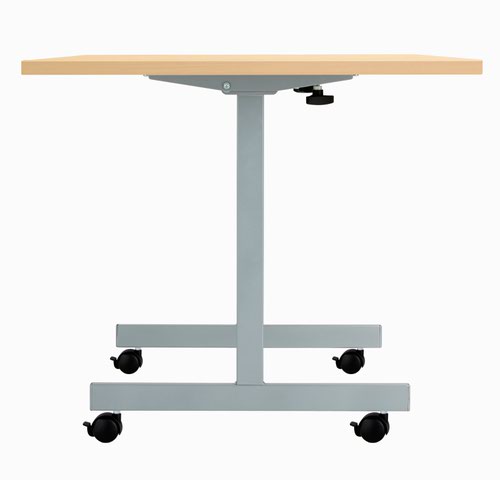 One Eighty Rectangular Tilting Table 1400 X 700 Nova Oak/Silver