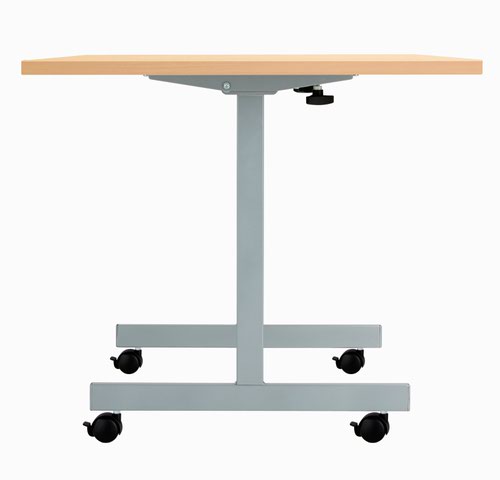 One Eighty Rectangular Tilting Table 1600 X 800 Beech/Silver