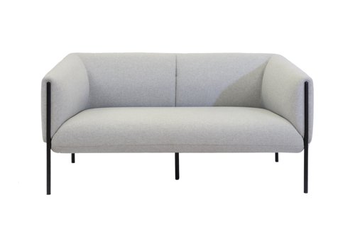 Curve Sofa Two Seater Grey