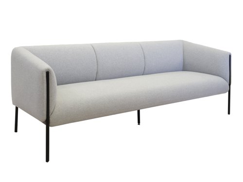 Curve Sofa Three Seater Grey