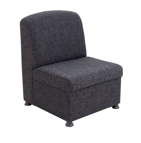 Glacier Soft Seating Module Charcoal