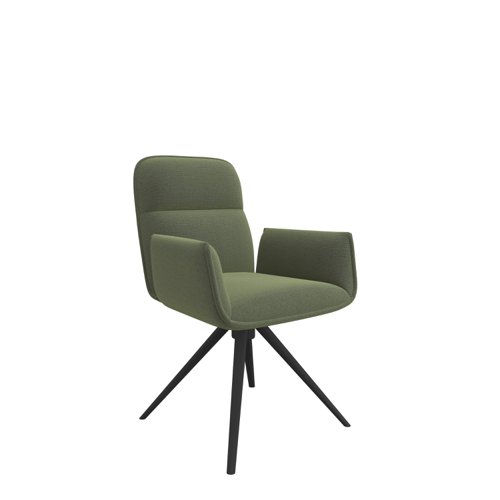 Faze Armchair with 4 Star Base Green/Black