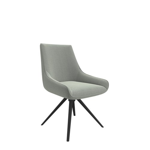 Guise Side Chair with 4 Star Base Grey/Black