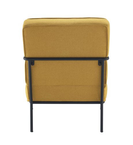 The Jade Reception Chair is the perfect addition to any office or waiting room. This soft seating arm chair is available in three stylish colors: grey, blue, and mustard. The black industrial steel style frame adds a modern touch to the design. The deep seat and back provide contemporary but comfortable seating for your guests. Assembly is easy, making it a hassle-free addition to your space. The Jade Reception Chair is not only stylish but also functional, providing a comfortable and welcoming space for your guests to relax in. Upgrade your space with the Jade Reception Chair today!