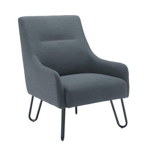 Pearl Reception Chair - Grey