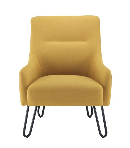 Pearl Reception Chair Mustard