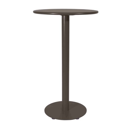 Breeze Aluminium Round Poseur Bar Table Charcoal