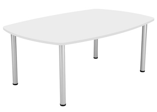 One Fraction Plus 1800 Boardroom Table White