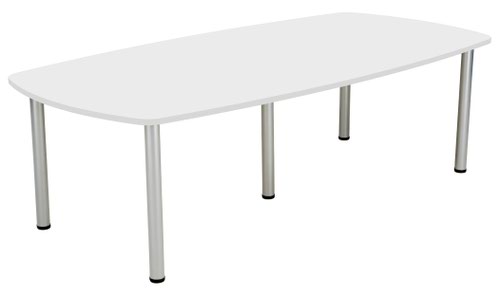 One Fraction Plus 2400 Boardroom Table White