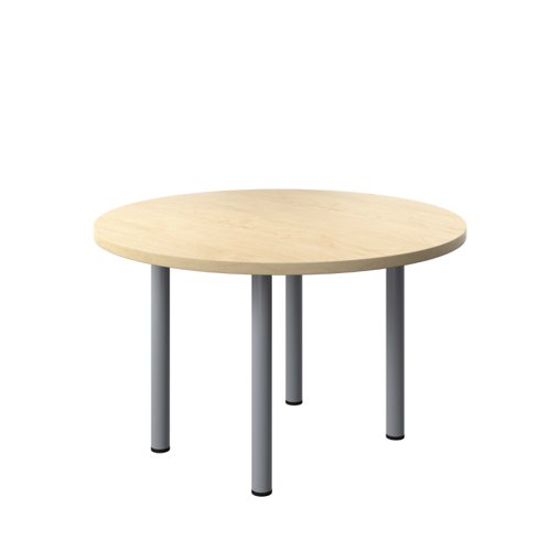 One Fraction Plus Circular Meeting Table (FSC) 1200mm Maple