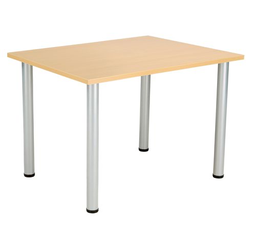 One Fraction Plus 1280 Rectangular Meeting Table Nova Oak
