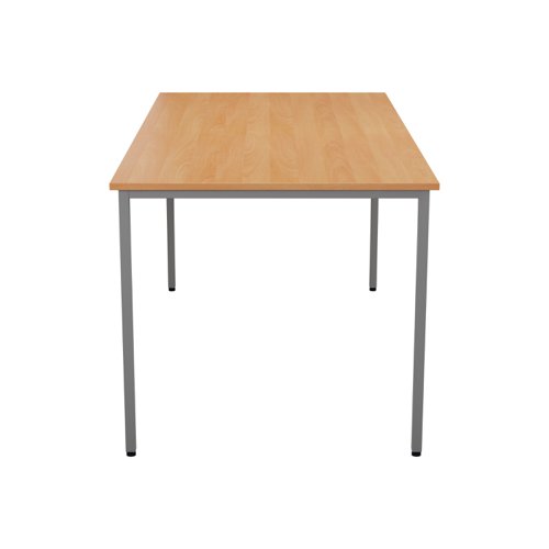 Rectangular Multipurpose Table 1200 X 800 Beech/Silver