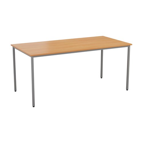Rectangular Multipurpose Table 1200 X 800 Beech/Silver