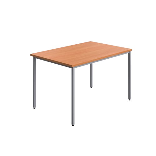 Rectangular Multipurpose Table 1200 X 800 Beech/Silver