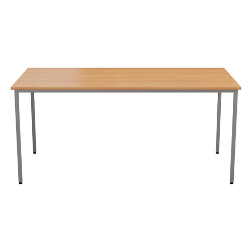 Rectangular Multipurpose Table 1600 X 800 Beech/Silver