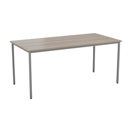 Rectangular Multipurpose Table 1600 X 800 Grey Oak/Silver