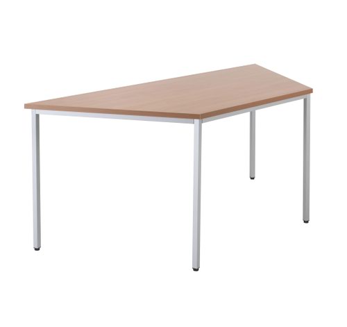 Jemini Trapezoidal Multipurpose Table 1600x800x730mm Beech KF71525