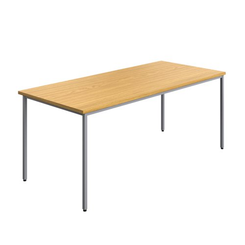 Rectangular Multipurpose Table 1800 X 800 Nova Oak/Silver