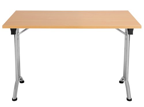 OUFT1270SVBE2 | The One Union Rectangular Folding Table is the perfect solution for anyone who needs a versatile table that can be easily moved and adjusted to fit their needs. This rectangular shaped tilting table features manual adjustment thumb wheels that allow you to tilt the top to the perfect angle for your needs. The table is also mobile, making it easy to move around any space. When not in use, it can be nested away for space-saving convenience. This makes it ideal for multi-functional rooms where space is at a premium. Additionally, the table has sturdy, secure feet that provide stability and support during use. Whether you need a table for work, play, or anything in between, the One Union Rectangular Folding Table is the perfect choice.