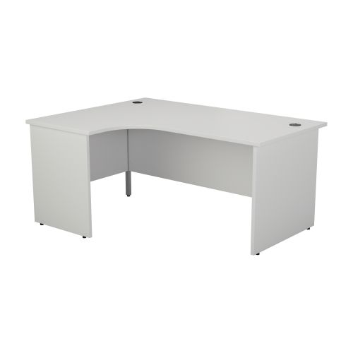 1200X1200 Panel Left Hand Radial Desk White